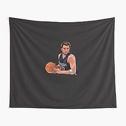 Luka Doncic Basketball Tapestry
