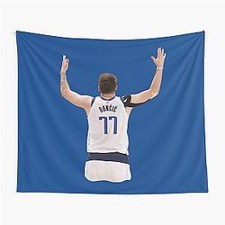 Luka Doncic Back Tapestry