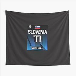 Luka Doncic Basketball Tapestry
