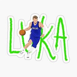 Luka Doncic Forever Sticker