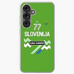 Luka Doncic Slovenia Jersey Fan Design Samsung Galaxy Soft Case