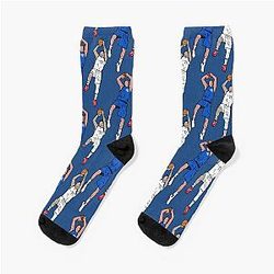 Dirk Nowitzki and Luka Doncic Fadeaway Socks