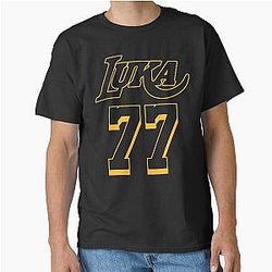 Luka Doncic Los Angeles Black Jersey Classic T-Shirt