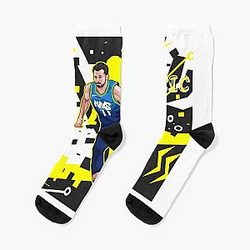 Luka Doncic Art Socks
