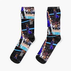 Luka Doncic vs LeBron James of the Los Angeles Lakers Socks