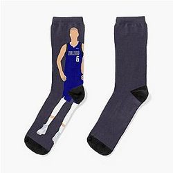 Design Dallas Mavericks Luka Doncic Kristaps Porzingis Socks