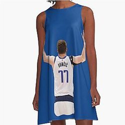 Luka Doncic Back A-line Dress