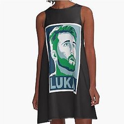 Luka Doncic Basketball A-Line Dress