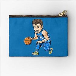 Luka Doncic Art Chibi Zipper Pouch