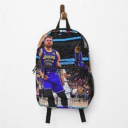 Luka Doncic vs LeBron James of the Los Angeles Lakers Backpack