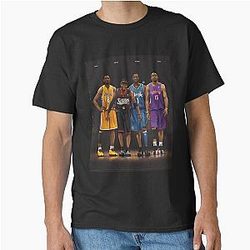 2000s Basketball Hall of Fame Vince Carter Kobe Bryant Allen Iverson Tracy McGrady LeBron James Luka Doncic Michael Jordan Durant Classic T-Shirt