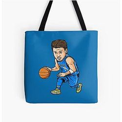 Luka Doncic Art Chibi Tote Bag