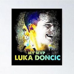 Luka Doncic Game Winner Smile Poster