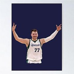 Luka Doncic Basketball Poster