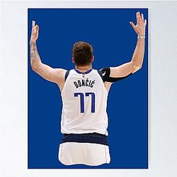 Luka Doncic Back Poster
