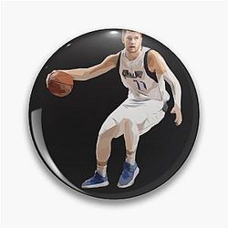 Luka Doncic Basketball Pin