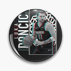 Luka Doncic Basketball Pin