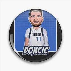 Luka Doncic Basketball Pin