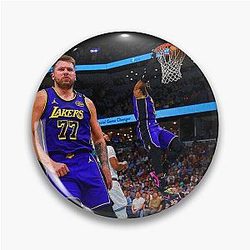 Luka Doncic vs LeBron James of the Los Angeles Lakers Poster