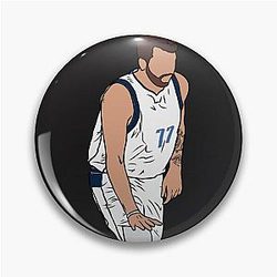 Luka Doncic Basketball Pin