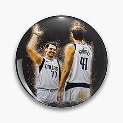 Luka Doncic Basketball Pin