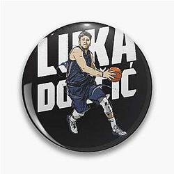 Luka Doncic Basketball Pin