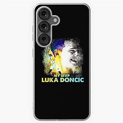 luka doncic game winner smile Samsung Galaxy Soft Case