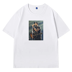 Luke Bryan ユニークな帽子/笑顔モチーフ Luke Bryan Tシャツ