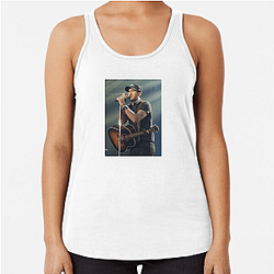 Luke Bryan 유일한 모자/Smile Motif Luke Bryan 탱크 탑