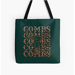 Combs Crazy Bullhead All Over Print Tote Bag