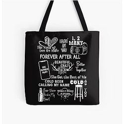 Luke Combs Country Music Shirt All Over Print Tote Bag