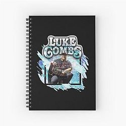 Luke Combs art Spiral Notebook