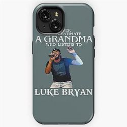 Vintage Never Underestimate A Woman Who Listens to Luke iPhone Tough Case