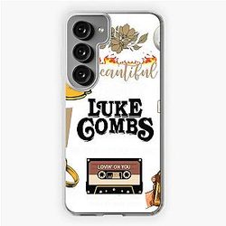 Luke Combs Vintage Texas Music Rodeo Samsung Galaxy Soft Case