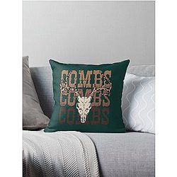 Combs Bullhead Throw Pillow