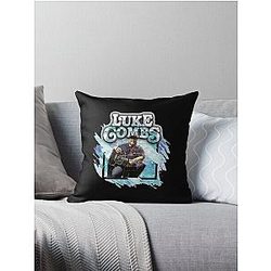 Luke Combs art Throw Pillow