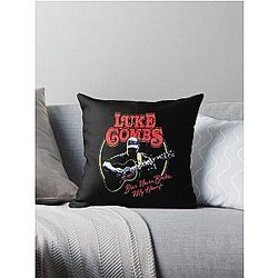 Luke C country music trends Throw Pillow