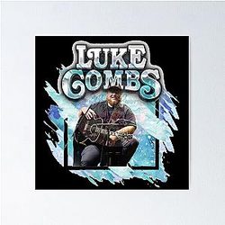 Luke Combs art Poster