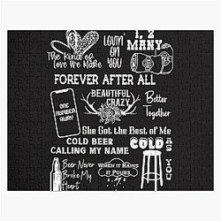 Luke Combs Country Music Shirt Jigsaw Puzzle