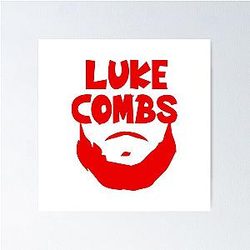 luke combs Fan design Poster