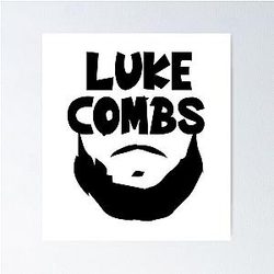 luke combs Fans art design Poster