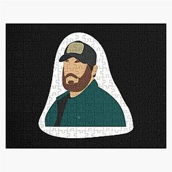 Luke Combs Portrait Jigsaw Puzzle