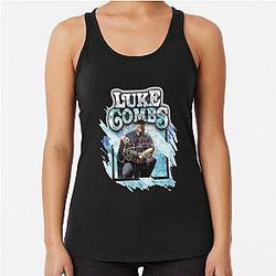Luke Combs art Racerback Tank Top