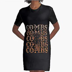 Combs Crazy Bullhead Graphic T-Shirt Dress