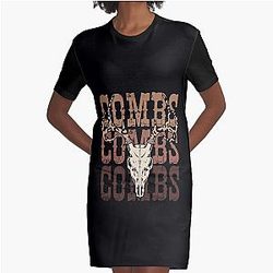 Combs Bullhead Graphic T-Shirt Dress