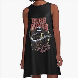  luke combs A-Line Dress
