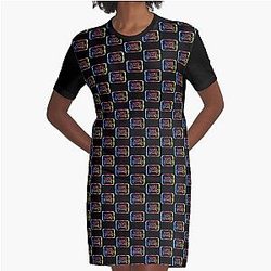 Colorfull of Luke 2 Graphic T-Shirt Dress