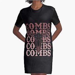 Combs Crazy Bullhead Graphic T-Shirt Dress