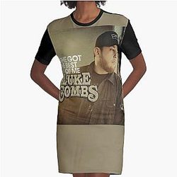 Luke Combs Graphic T-Shirt Dress