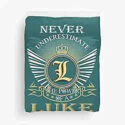Luke Never Underestimate LUKE   Duvet Cover